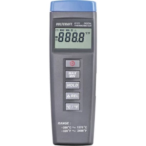Mjerač temperature VOLTCRAFT K101 -200 do +1370 °C senzor tipa K kalibriran prema: ISO slika