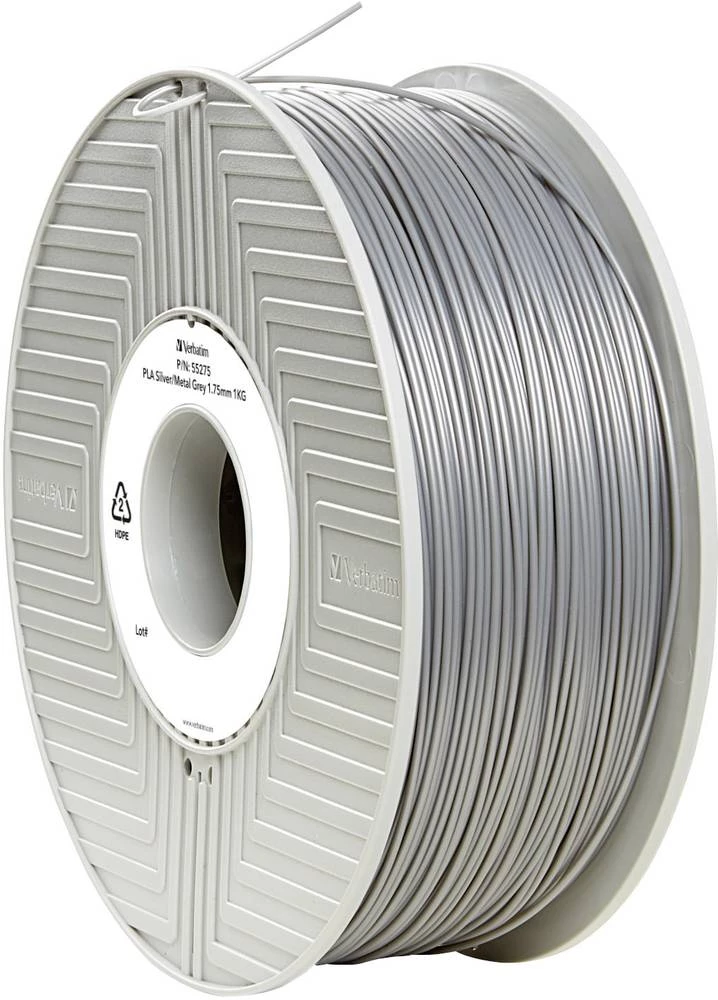 Filament Verbatim 55283 PLA 2.85 mm srebrne boje-metalik (mat) 1 kg slika