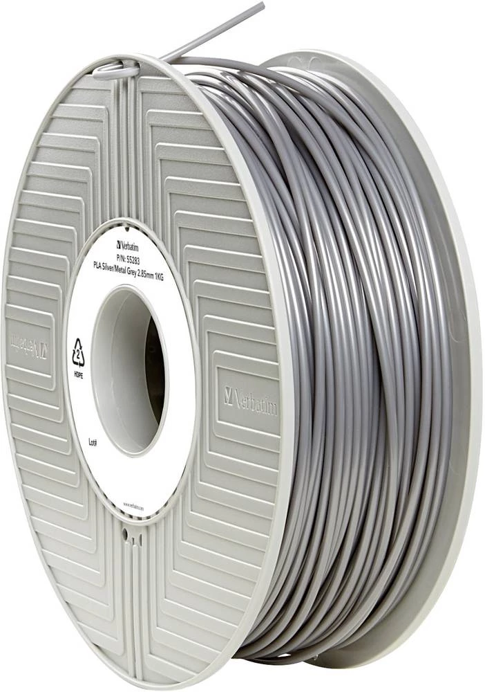 Filament Verbatim 55283 PLA 2.85 mm metalik srebrna (mat) 1 kg slika