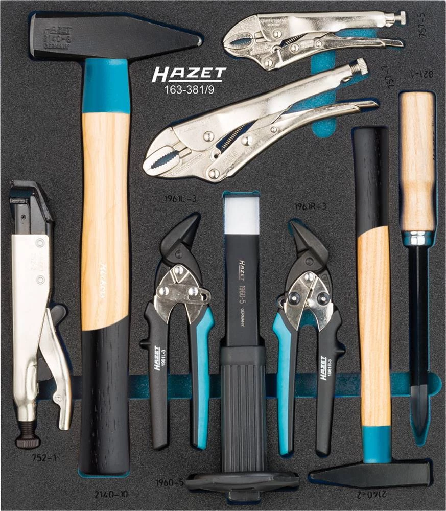 Komplet alata za motorna vozila 9-dijelni set Hazet 163-381/9 slika