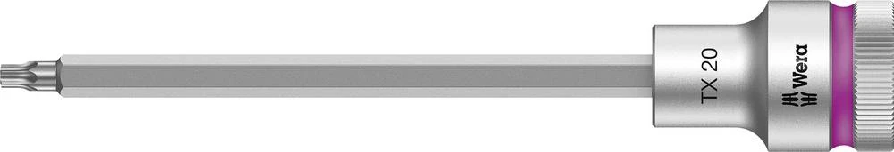 Unutarnji TORX bit-nasadni ključ T 20 1/2" (12.5 mm) dimenzija proizvoda, dužina 140 mm Wera 05003850001 slika