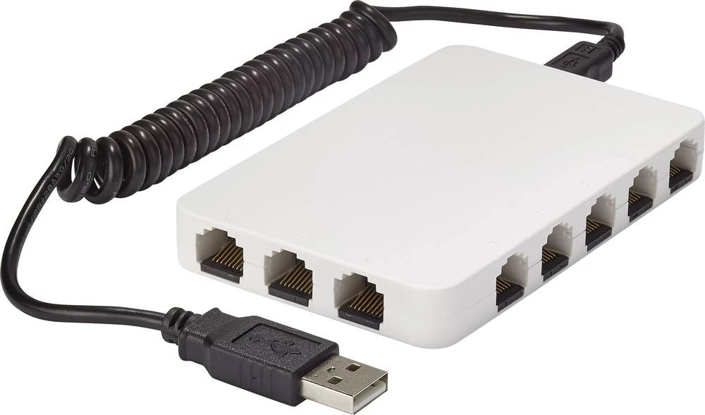 Mrežni prekidač RJ45 renkforce sa USB-napajanjem 8 Port 100 MBit/s slika