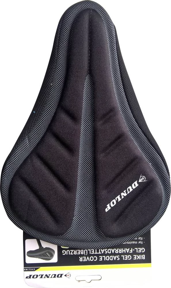 Navlaka za sjedalo za bicikl 41966 Dunlop gel navlaka crna, siva slika