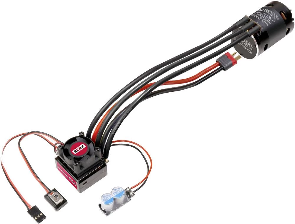 Pogonski set bez četkica za modele automobila 1:10 Reely Crawler Combo broj okretaja motora: 21.5 slika