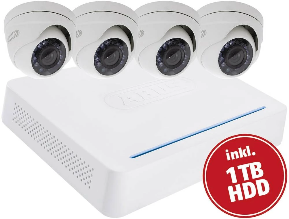 Nadzorni komplet ABUS 8-kanalni s 4 kamere 1 TB TVVR33418 slika