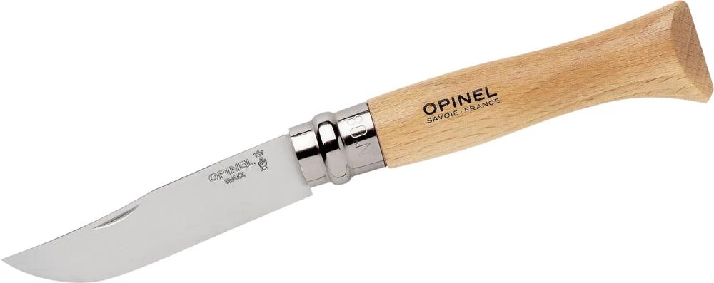 Opinel džepni nož Classic bukva vel. 8 oštrica: ugljični čelik Sandvik 12C27 · drška: bukovo drvo 254080 slika