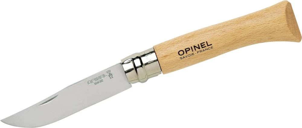 Opinel džepni nož Classic bukva vel. 10 oštrica: ugljični čelik Sandvik 12C27 · drška: bukovo drvo 254090 slika