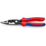 Višenamjenska kliješta sa sigurnosnom ušicom, pogodna za kabelske završetke 0.5 do 2.5 mm Knipex 13 82 200 T