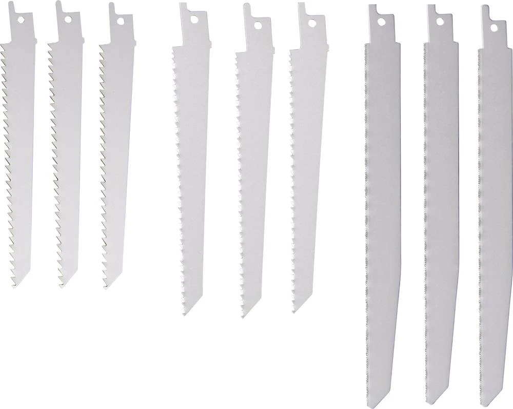 List sabljaste pile 9-dijelni set Ferm RSA1001 slika