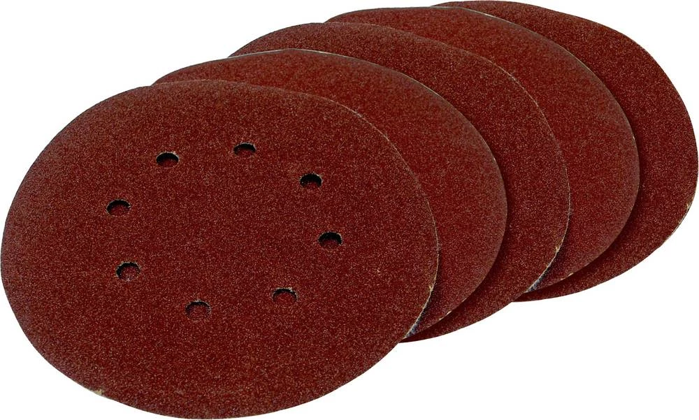 Ekscentarski brusni papir u setu, probušeni, granulacija 80, 120 (promjer) 180 mm Ferm AGA1022 AGA1022 1 set slika
