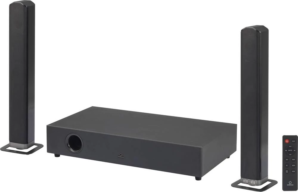 Zvučnički sustav Soundbar Renkforce TB378WW crni Bluetooth®, NFC, zidna montaža slika