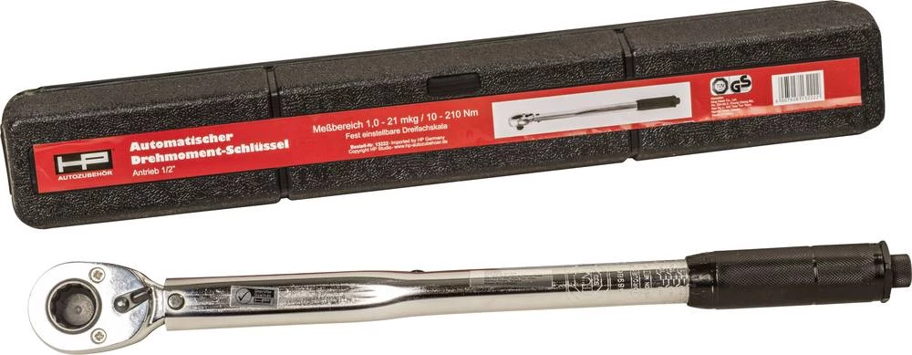 HP Autozubehör 13222 momentni ključ s preklopnom račnom 1/2" (12.5 mm) 40 - 210 Nm slika