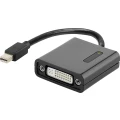 DisplayPort / HDMI adapter [1x Mini-DisplayPort utikač - 1x DVI-utičnica 24+5pol.] crni, pozlaćeni kontakti Renkforce slika