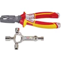 Višenamjenska kliješta, pogodna za okrugli kabel 5 do 16 mm 8 do 13 mm NWS MultiCutter VDE 748 slika