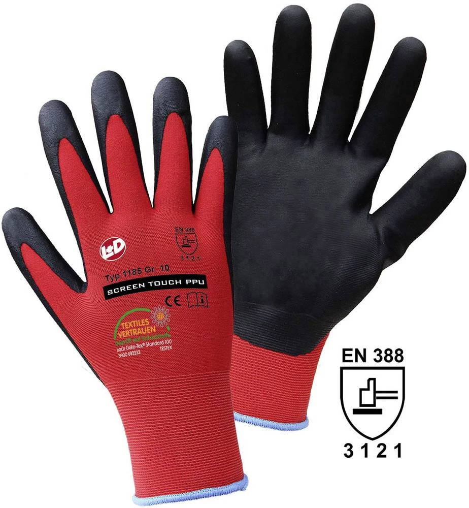 Griffy 1185 fino pletene rukavice, najlon/elastan s PPU prevlakom, veličina 8 slika