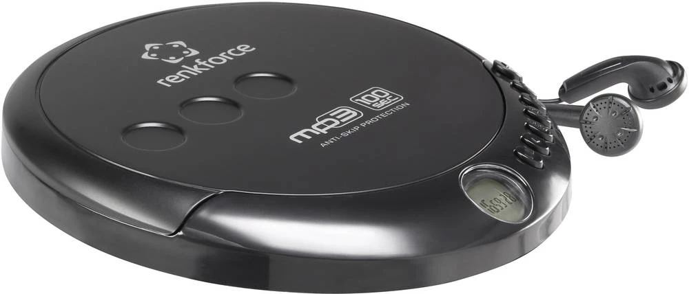 Prijenosni CD player Renkforce MPCD-122C CD, MP3 crne boje slika