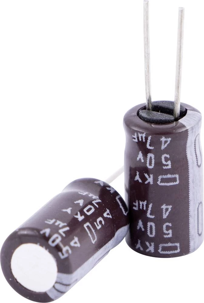 Elektrolitski kondenzator, radijalno ožičen 2.5 mm 56 µF 50 V 20 % (promjer x V) 6.3 mm x 11 mm Europe ChemiCon EKY-500ELL slika