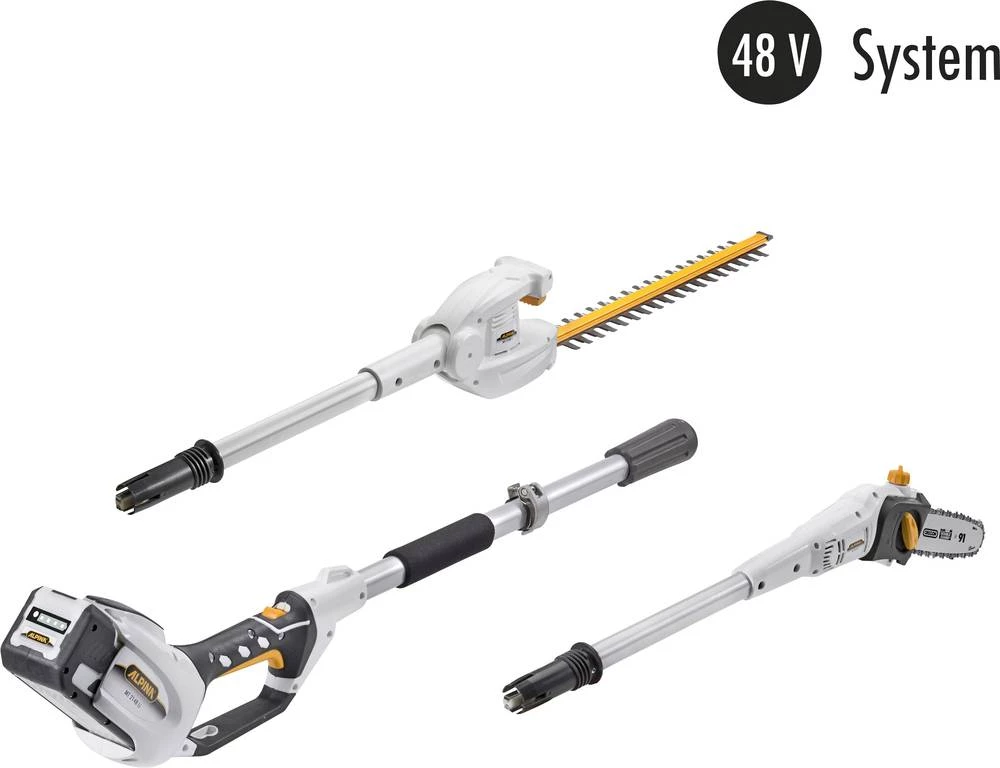 Akumulatorski rezač visokih grana, škare za živicu, bez akumulatora, remen za nošenje 48 V Li-Ion 700 mm ALPINA 277340000/A15 slika