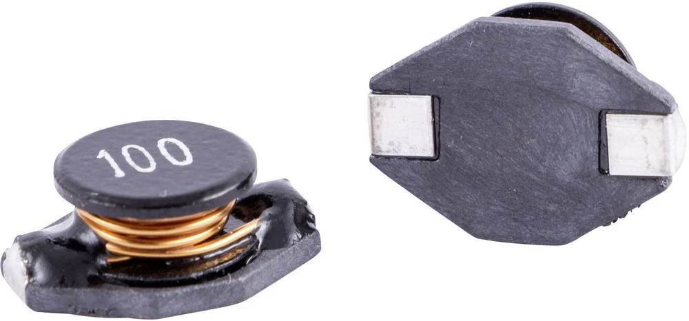 SMD prigušnica, neoklopljena 10 µH 10 A NIC Components NPI52W100MTRF 250 kom. slika