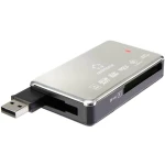 Vanjski čitač memorijskih kartica USB 2.0 Renkforce CS523 ECN srebrni