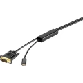 USB / VGA priključni kabel [1x USB-C utikač - 1x VGA-utikač] 1.80 m crni, Renkforce slika