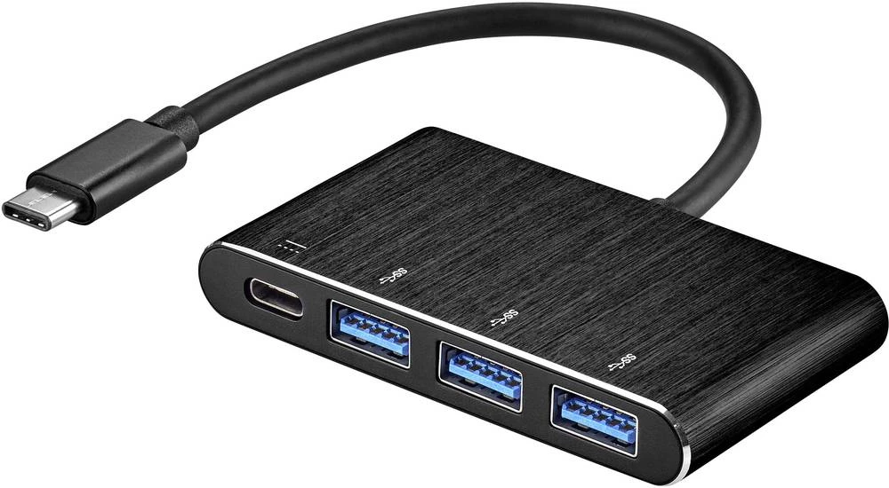 3-portni USB 3.0 hub sa OTG funkcijom Renkforce rf-USBH-01 crni slika