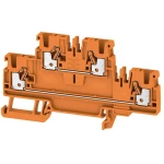 Dvokatna provodna spojka A2T 2.5 OR 1547630000 narančaste boje Weidmüller 50 kom.