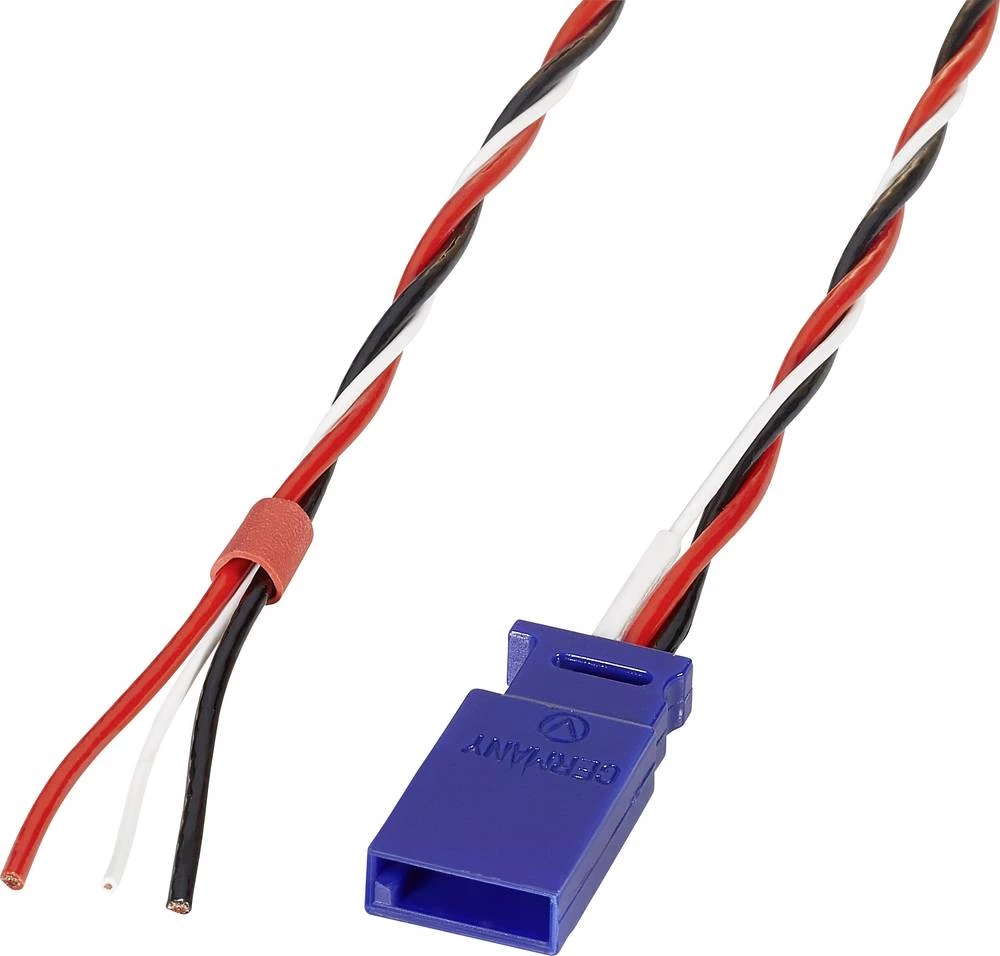 Kabel sa suprotnim utikačem za servo Deluxe [1x JR - 1x otvoreni kraj] 300 mm 0.5 mm prepleteni Reely slika