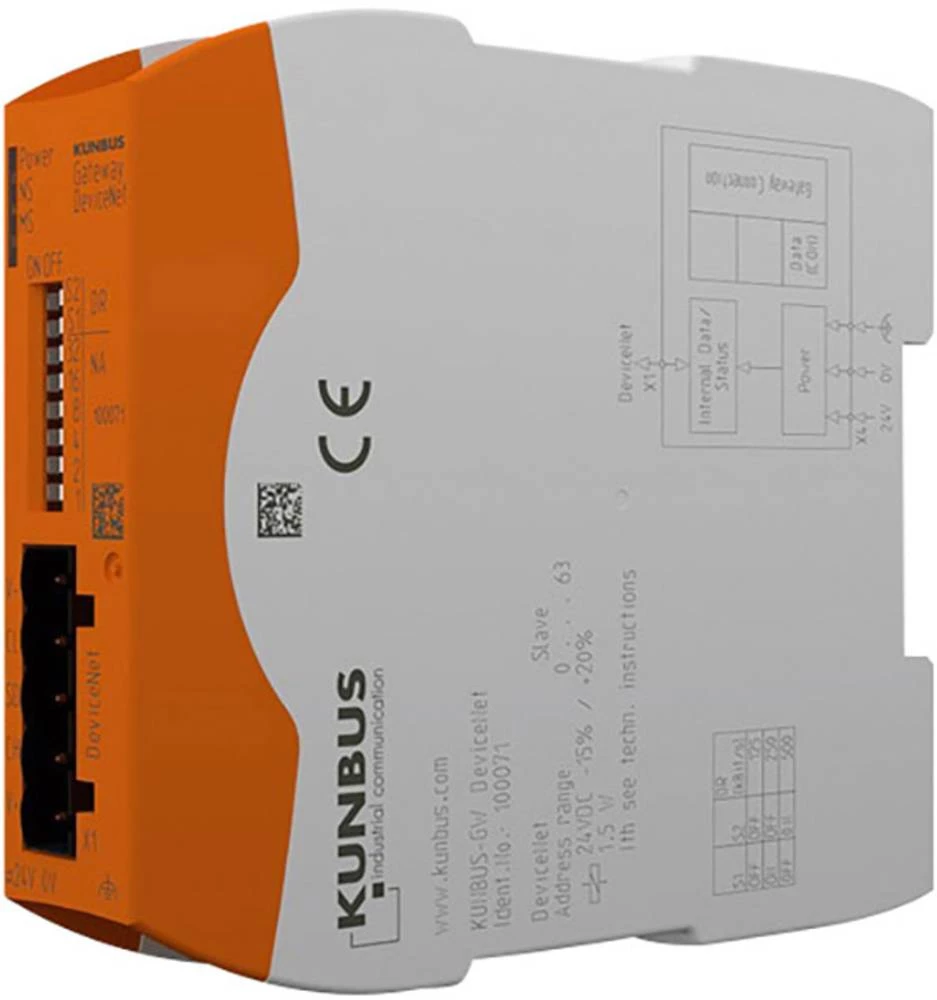 SPS modul proširenja Kunbus KUNBUS-GW Ethernet/IP PR100071 24 V slika