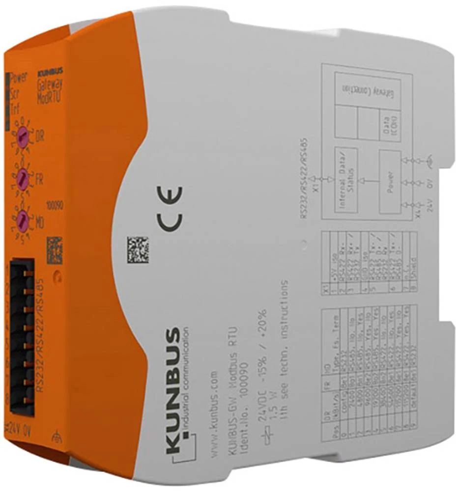 SPS modul proširenja Kunbus KUNBUS-GW CANopen PR100090 24 V slika