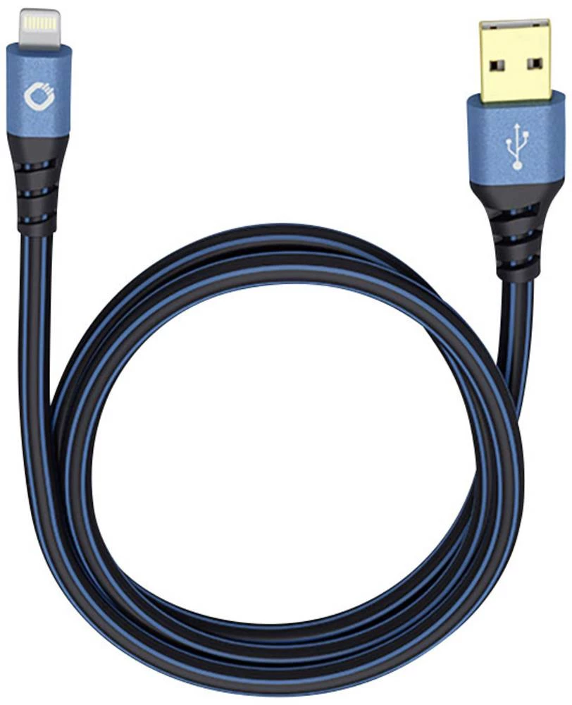 iPad/iPhone/iPod kabel za prijenos podataka i punjenje [1x USB 2.0 utikač A - 1x utikač Apple Dock Lightning] 0.25 m crveni/crni slika
