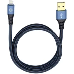 iPad/iPhone/iPod kabel za prijenos podataka i punjenje [1x USB 2.0 utikač A - 1x utikač Apple Dock Lightning] 0.25 m crveni/crni