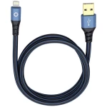 iPad/iPhone/iPod kabel za prijenos podataka i punjenje [1x USB 2.0 utikač A - 1x utikač Apple Dock Lightning] 0.50 m crveni/crni