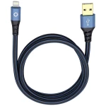 iPad/iPhone/iPod kabel za prijenos podataka i punjenje [1x USB 2.0 utikač A - 1x utikač Apple Dock Lightning] 1.50 m crveni/crni