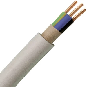 Oplašteni kabel NYM-J 3 G 2.5 mm sive boje Kopp 153105841 5 m slika