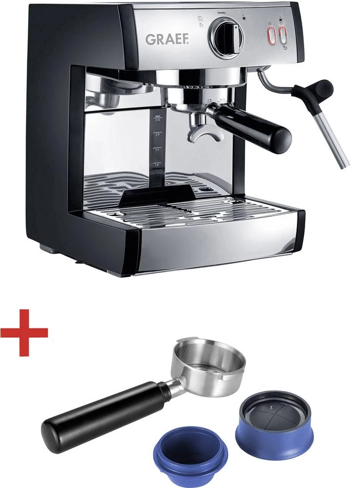 Aparat za espresso Pivalla Graef uklj. komplet kapsula za Dolce Gusto plemeniti čelik 1410 W s mlaznicom za pjenjenje mlijeka slika