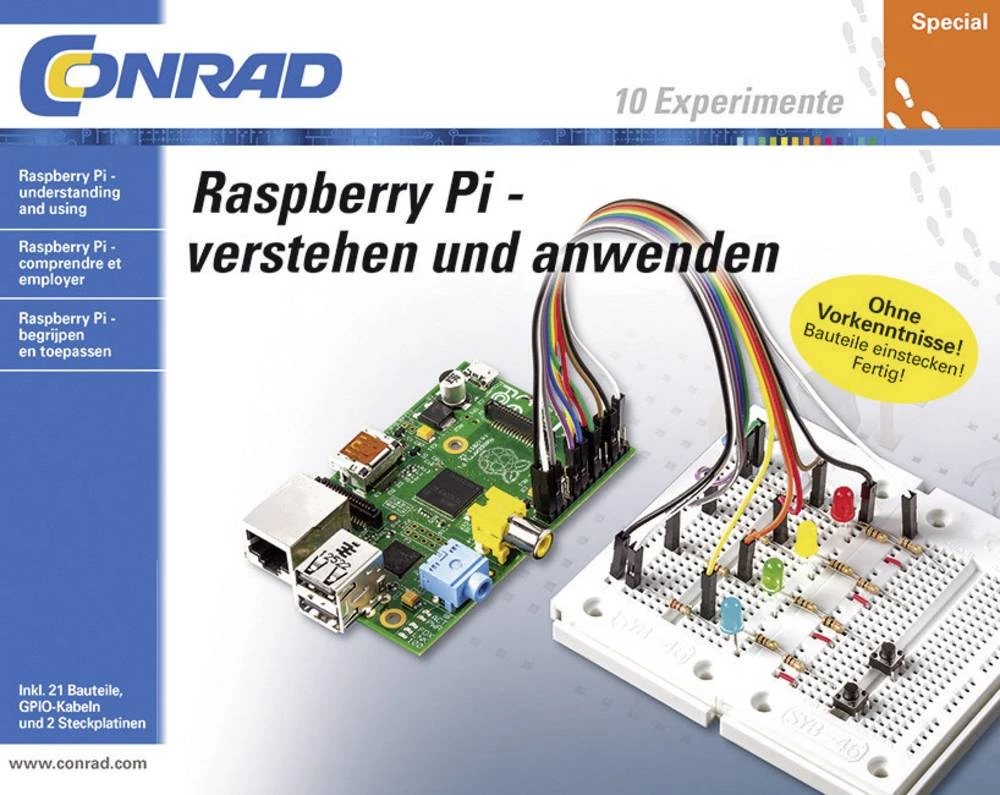 Paket za učenje Conrad Components set Raspberry Pi za razumijevanje i primjenu, uklj. Raspberry Pi® 3 slika