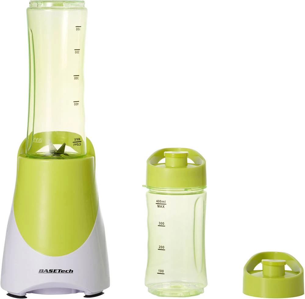 Blender za smoothije Basetech BL05 300 W bijela, svijetlo-zelena slika