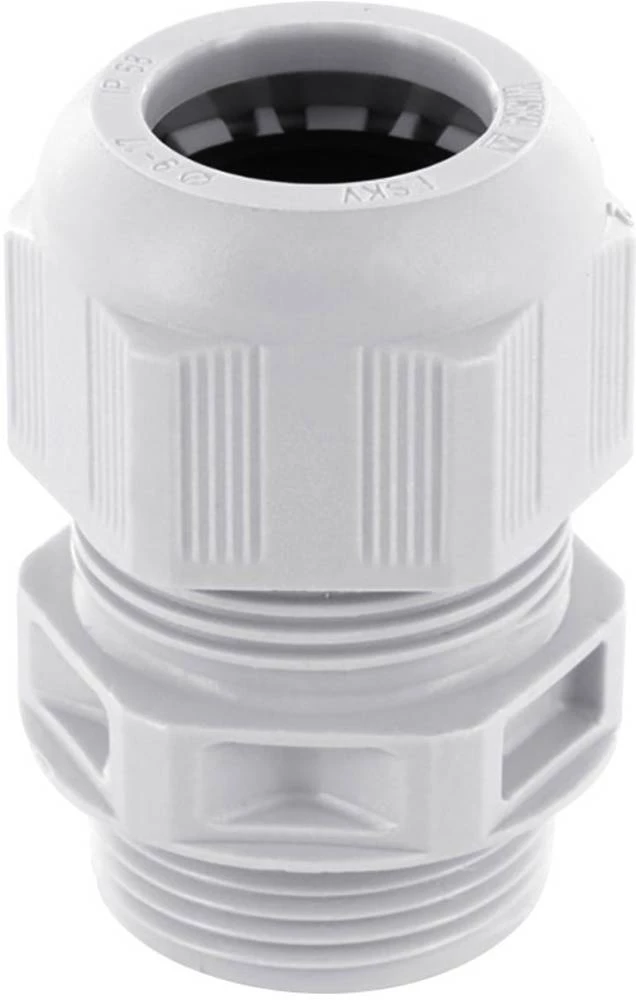 Kabelska uvodnica, montaža zavijčavanjem M25 M25 poliamid sive boje 1 kom. slika