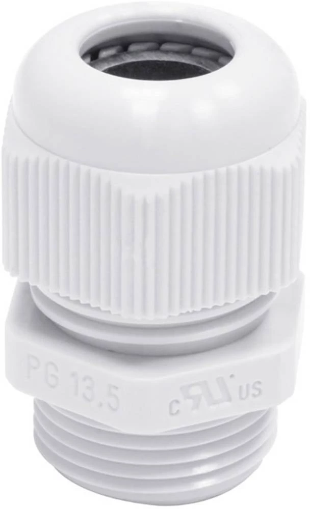 Kabelska uvodnica, montaža zavijčavanjem, sa zaštitom od potezanja PG9 PG9 poliamid sive boje 1 kom. slika