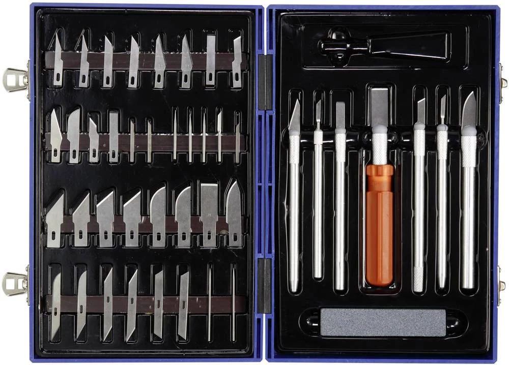 Komplet noževa 50-dijelni srebrna Basetech 1521271 slika