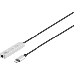 Audio adapter [1x Apple Dock-utikač Lightning - 1x klinken utičnica 3.5 mm] 0.80 m crne, srebrne boje Renkforce