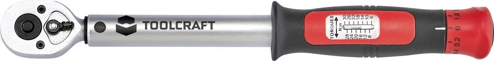 Moment ključ 1/4" (6.3 mm) 6 - 30 Nm TOOLCRAFT 960109c020 slika