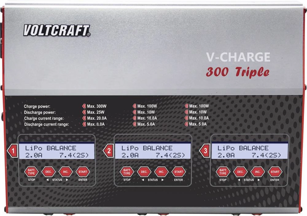 Punjač baterija za modele 12 V, 230 V 20 A VOLTCRAFT V-Charge 300 Tripple NiMH, NiCd, LiPo, LiIon, LiFePO slika