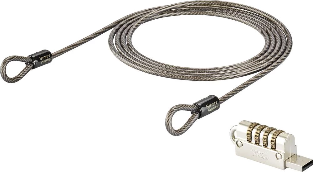 Lokot na kabelu s ključaonicom Renkforce brava s kombinacijom za prijenosna računala/bilježnice/monitore/televizore ili projekto slika