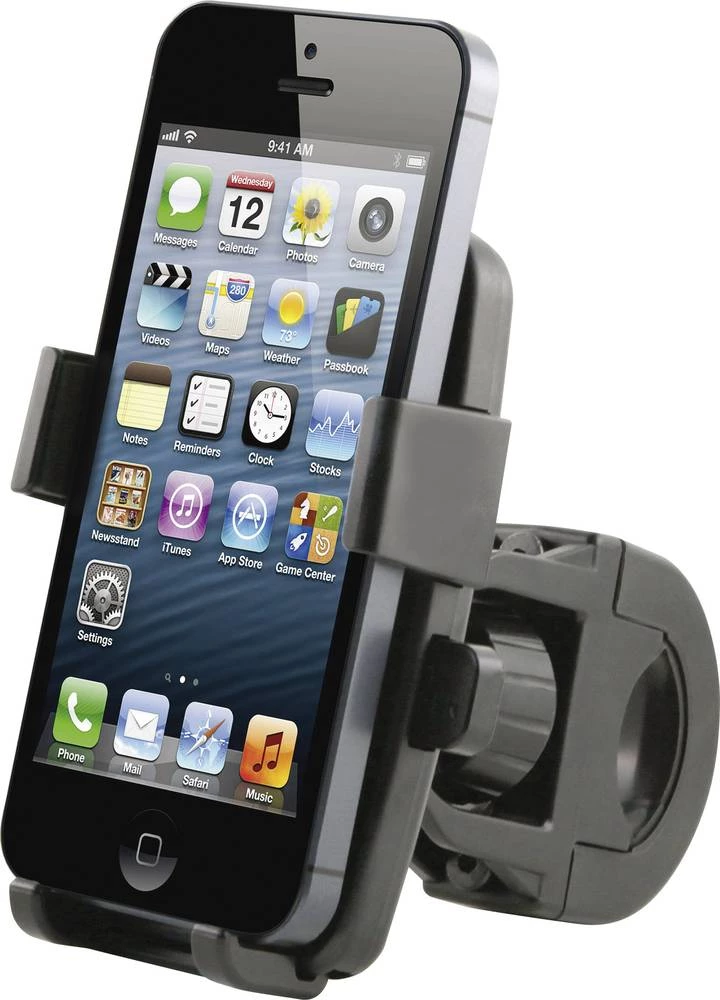 Držač pametnog telefona na biciklu Basetech pogodan za: univerzalan, širina (maks.): 86 mm slika