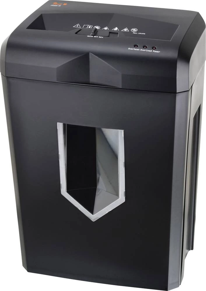 Uništavač dokumenata Peach PS500-70, rezanje na komadiće, sigurnosni stupanj 4, i za spojke za spajalicu, spojke za papir slika