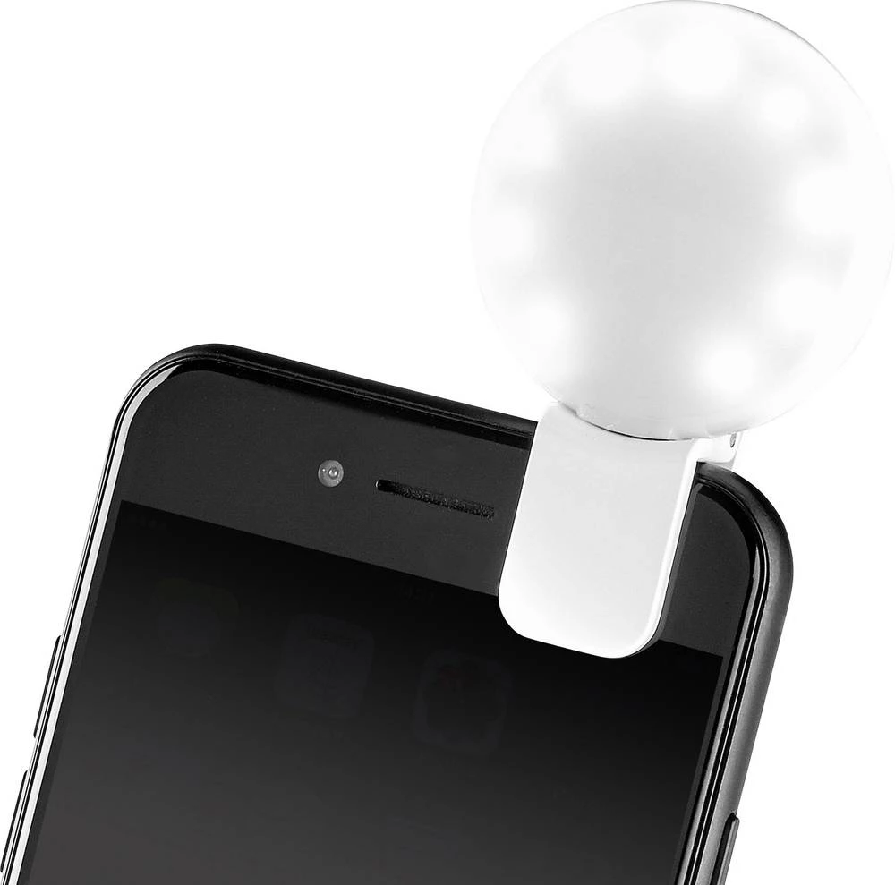 Bljeskalica za selfije Basetech bijela slika