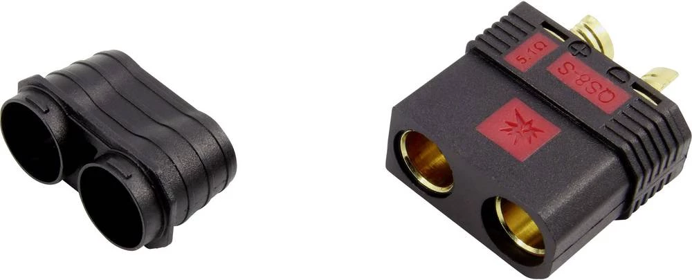 Akumulatorska utičnica RC120-S pozlaćena 1 kom. Reely slika