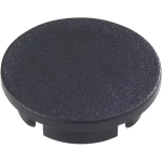 Poklopac, crne boje, pogodan za okruglo dugme 28 mm TRU Components 1 kom.